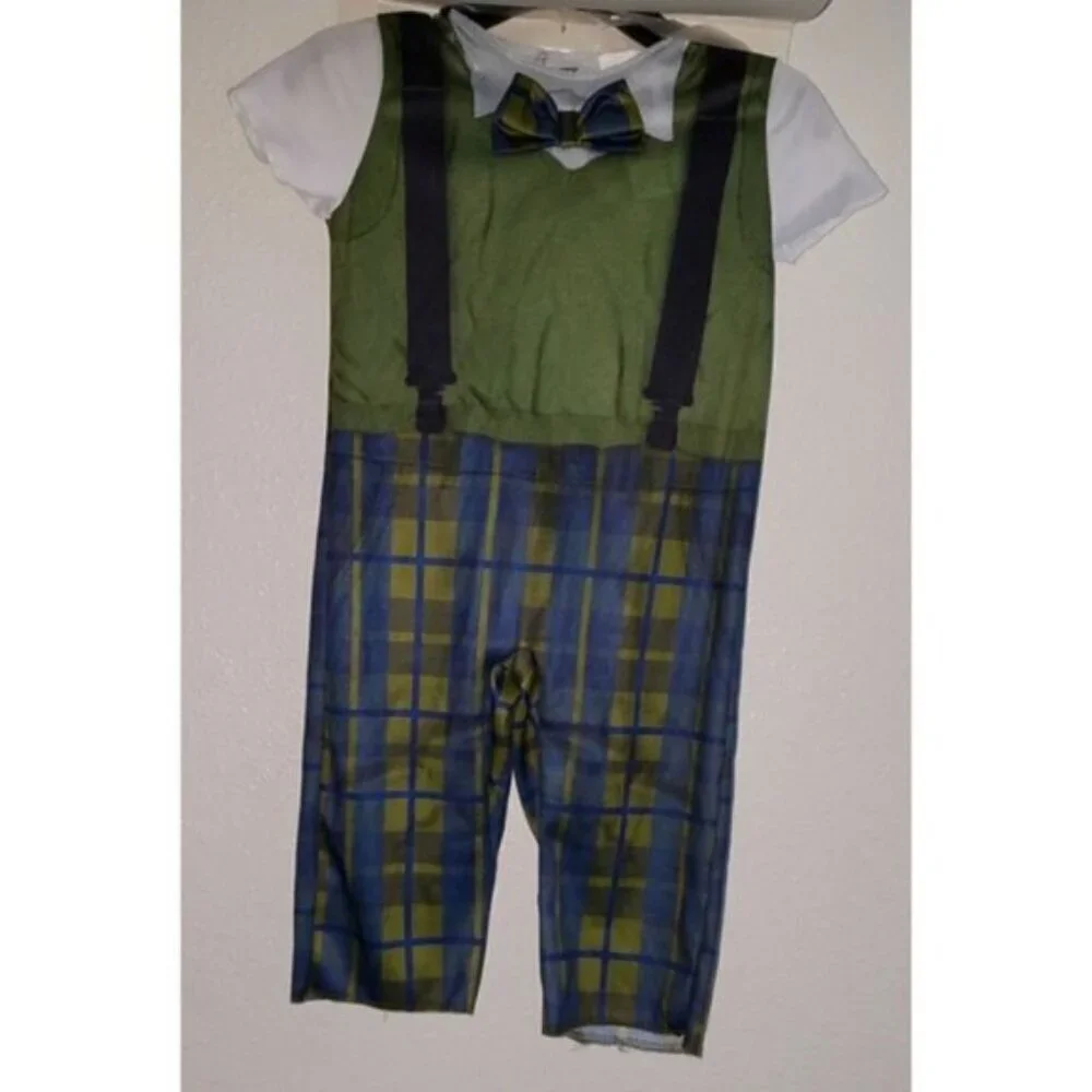 NEW Grandpa Halloween Costume Baby Boy 6-12 Months Jumpsuit Hat With Glasses